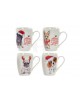 MUG NAVIDAD PERRO PORCELANA 340 ML