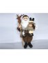 FIGURA SANTA CLAUS BASTON RENO 60 CM. 