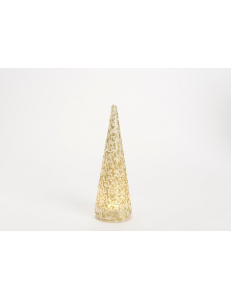 CONO NAVIDAD BRILLANTE LUMINOSO 25 CM. 