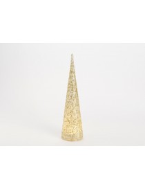 CONO NAVIDAD BRILLANTE LUMINOSO 35 CM. 