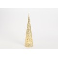 CONO NAVIDAD BRILLANTE LUMINOSO 35 CM. 