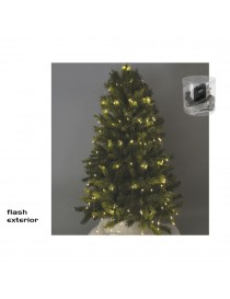 CORTINA LUCES NAVIDAD ARBOL 720 LED CALIDO FLASH EXTERIOR