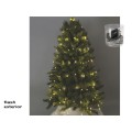 CORTINA LUCES NAVIDAD ARBOL 720 LED CALIDO FLASH EXTERIOR