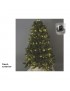 CORTINA LUCES NAVIDAD ARBOL 720 LED CALIDO FLASH EXTERIOR