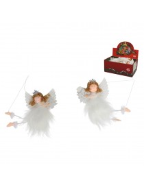 COLGANTE NAVIDAD ANGEL VOLANDO 17 CM.