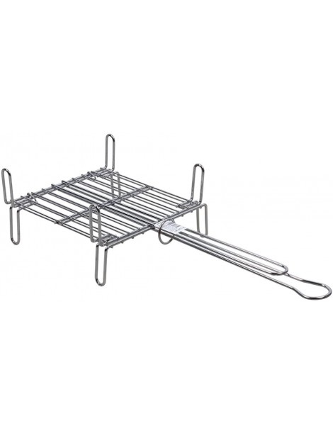 PARRILLA DOBLE CROMADO 250X250 MM