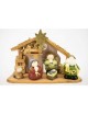 NACIMIENTO INFANTIL 5 FIGURAS 1 LED 22 CM