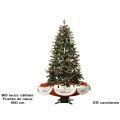 ÁRBOL NAVIDAD FUENTE DE NIEVE 80 LUCES LED 25 CANCIONES 190 CM ALTURA