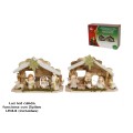 NACIMIENTO INFANTIL BLANCO 1 LED 22X15 CM