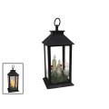 FAROL CON 3 VELAS LED 30,5X14 CM