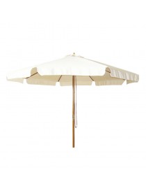 PARASOL MADERA CON TOLDO EN CRUDO 3 METROS