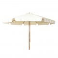 PARASOL MADERA CON TOLDO EN CRUDO 3 METROS