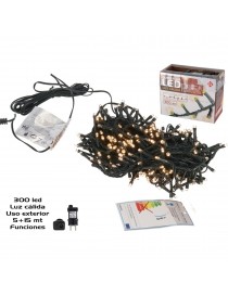 GUIRNALDA 300LED CAL EXT ADAP FUN 5+15M