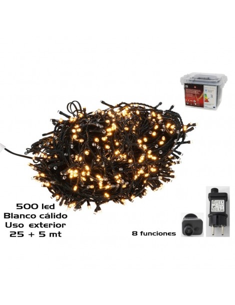 GUIRNALDA LUCES 40 LED TRANSPARENTE