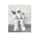 SANTA CLAUS SENTADO BLANCO 30 CM.