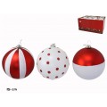 SET 9 BOLAS 8 CM. NAVIDAD DECO SURTIDO