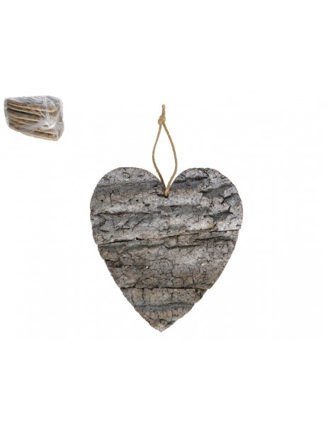 COLGANTE CORAZON CORTEZA NATURAL 32X29