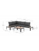 SOFA SET 7 RATAN SINTETICO 200X80X68 CON COJINES