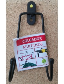 COLGADOR MULTIUSOS GANCHO RESISTENTE PARA HERRAMIENTAS, BICICLETAS Y MAS. 230X100X90 MM. Herramientas, Bicicletas y Más