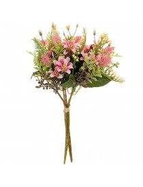 ATADO MINI LILIES X5 34 CM. ROSA