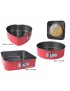 SET 3 MOLDES HORNO ROJO 26-25-22 CM