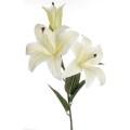 VARA ARTIFICIAL LILIUM CREMA 3 FLORES