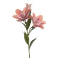 VARA ARTIFICIAL LILIUM TRES FLORES COLOR NARANJA