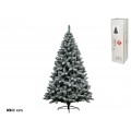 ÁRBOL DE NAVIDAD NEVADO MODELO HARRY BASE METAL 180 CM DE ALTURA