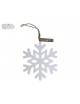 COLGANTE COPO DE NIEVE BLANCO 28X13 CM