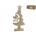 COLGANTE NAVIDAD ANIMAL NIEVE 12 CM. 