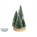 ARBOL NAVIDAD 10 LUCES LED CON TRONCO 14.5 CM.