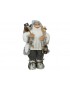 SANTA CLAUS ESQUIADOR ROPA COLOR GRIS FIGURA 60 CM. ALTO