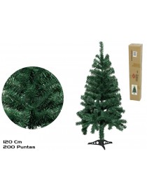 ARBOL DE NAVIDAD MODELO BOREAL 200 PUNTAS 120 CM. DE ALTURA