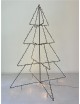 ARBOL DE NAVIDAD PLEGABLE 240 LUCES LED BLANCO CALIDO. MEDIDAS: 150X115 CM.