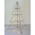 ARBOL DE NAVIDAD PLEGABLE 240 LUCES LED BLANCO CALIDO. MEDIDAS: 150X115 CM.