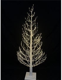 ARBOL DE NAVIDAD MODELO CANADA BLANCO 750 LUCES LED BLANCO CALIDO. 150 CM. ALTURA"