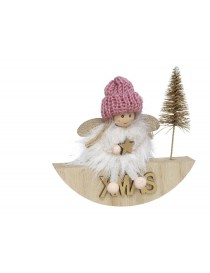 COLGANTE NAVIDAD ANIMAL NIEVE 12 CM. 