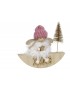 COLGANTE NAVIDAD ANIMAL NIEVE 12 CM. 