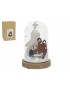 COLGANTE NAVIDAD ANIMAL NIEVE 12 CM. 