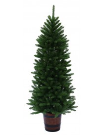 ARBOL NAVIDAD VERDE CON BASE EN MACETA 909 PUNTAS 210 CM.