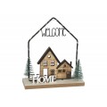 CASA NAVIDAD WELCOME HOME 5 LUCES LED 14,5X16,5 CM.