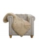 MANTA SOFA BEIGE POLIESTER 650 GS. MEDIDAS: 130X170X1