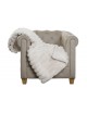 MANTA SOFA BEIGE POLIESTER 650 GS. MEDIDAS: 130X170X1