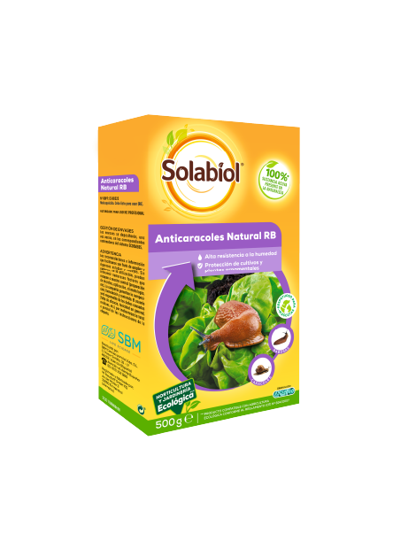 SOLABIOL ANTICARACOLES NATURAL RB AUTORIZADO AGRICULTURA Y JARDINERÍA ECOLOGICA