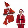 TRAJE PAPA NOEL INFANTIL 4 PIEZAS