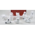 COLGANTE NAVIDAD ANIMAL NIEVE 12 CM. 