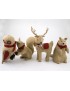 COLGANTE NAVIDAD ANIMAL NIEVE 12 CM. 