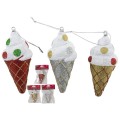 COLGANTE NAVIDAD HELADO 13 CM. 