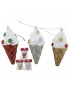 COLGANTE NAVIDAD HELADO 13 CM. 